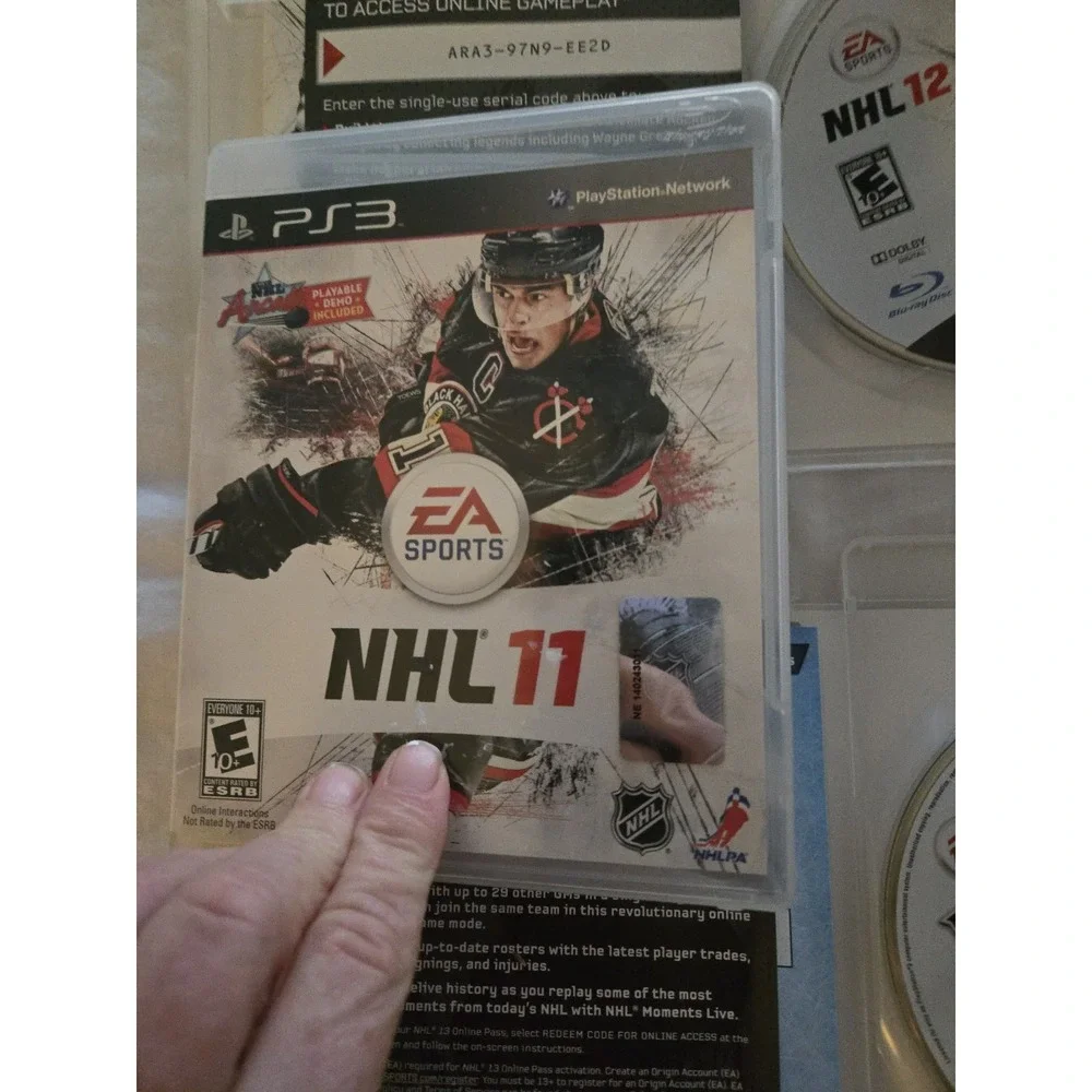 NHL 10, 11, 12 & 14 Sony PlayStation 3, 2010 - 2013 PS3 Games EA Sports